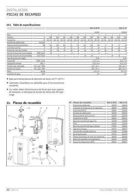 InstalaciÃ³n - Stiebel Eltron