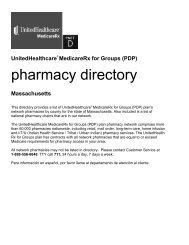 pharmacies. - UnitedHealthcare MedicareRx for Groups (PDP)