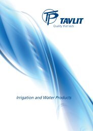 Irrigation and Water Products - Tavlit