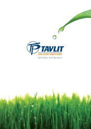 TAVLIT EIN DOR EMITTERS - Sprinklers and Sprayers - English