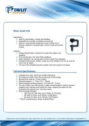 Mister model 4191 Technical Specifications: - Tavlit