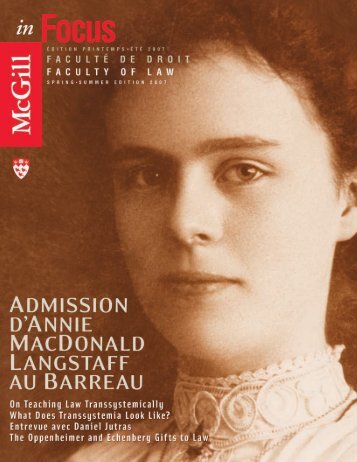 credits - McGill Publications - Université McGill