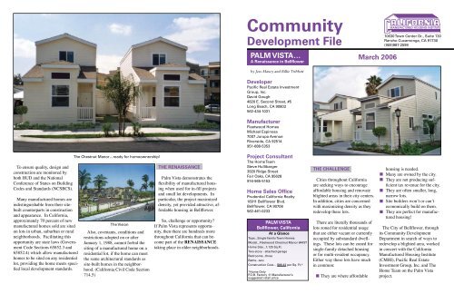 Community - California Manufactured Housing Institute