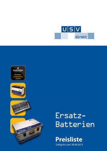 Preisliste - USV-Direkt.de