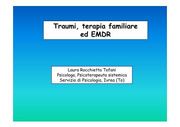 Traumi, terapia familiare ed EMDR - Episteme