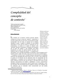 Marco Bianciardi - Complejidad del concepto de contexto - Episteme