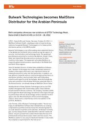 Bulwark Technologies becomes MailStore Distributor for the Arabian ...