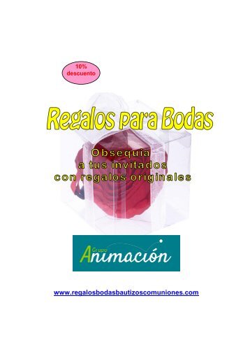 Tienda en España de regalos para invitados de Bodas