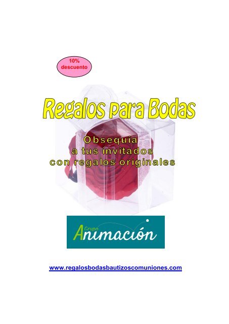 Tienda en España de regalos para invitados de Bodas