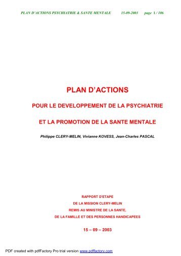 Le rapport Cléry Melin - La psychiatrie nous ment