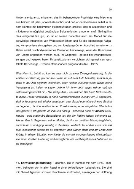 Psychodynamische Grundhaltung in der ... - Rudolf-heltzel.de