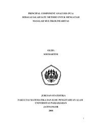 principal component analysis (pca) - Universitas Padjadjaran