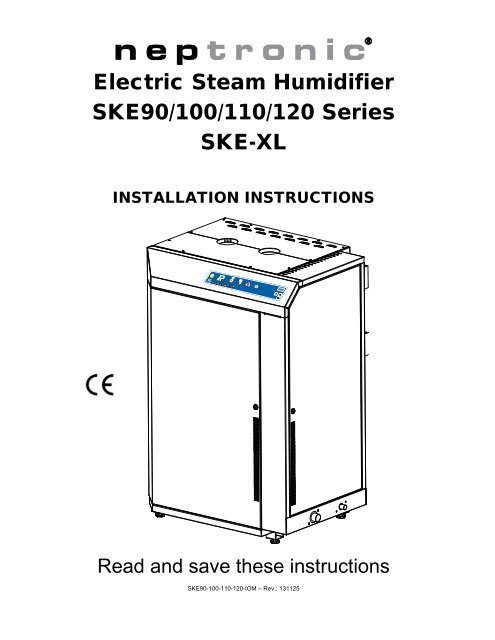 Installation and Operation Manual - Neptronic