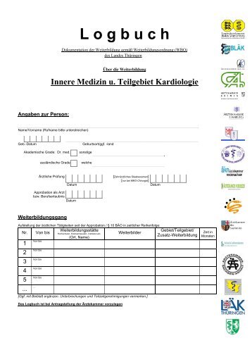 Logbuch fÃ¼r FA Innere Medizin und Kardiologie - Initiative Neue Ãrzte