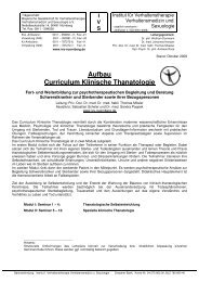 Aufbau Curriculum Klinische Thanatologie - Institut fÃ¼r ...