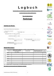 Logbuch fÃ¼r FA Radiologie - Initiative Neue Ãrzte