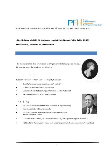 Skript Autismus Pdf Pfhonline De