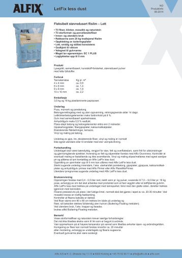 PDF printfil - Alfix A/S