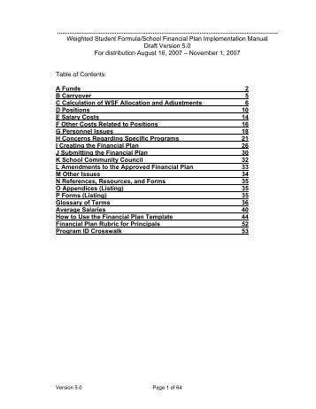 2007-08 WSF Implementation Manual - reach