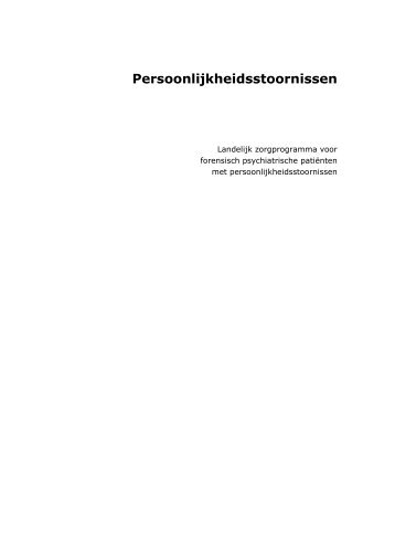 Persoonlijkheidsstoornissen - EFP