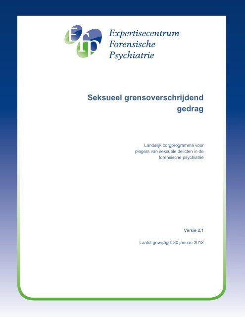 Seksueel grensoverschrijdend gedrag - EFP