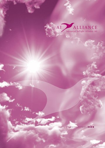 Annual report 2008 - Advanced Inflight Alliance AG