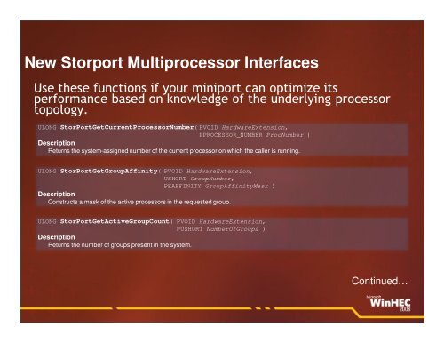 Storage networking platform features: real world examples