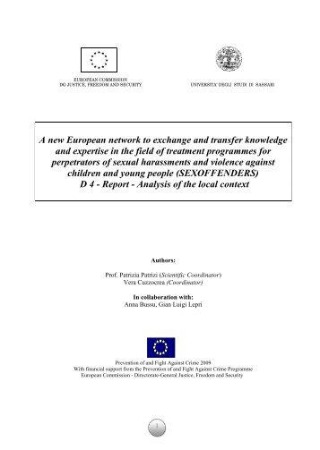 A new European network to exchange and transfer knowledge and ...