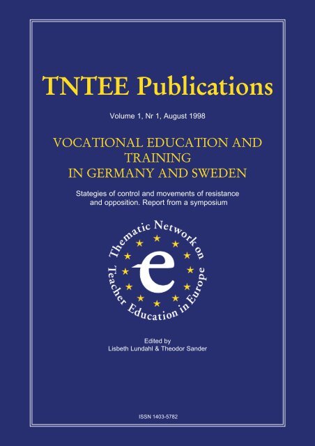 Vocational Education And Training In Germany And Sweden