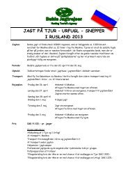 Tjur og urfugl 2013.pdf - Buhls Jagtrejser