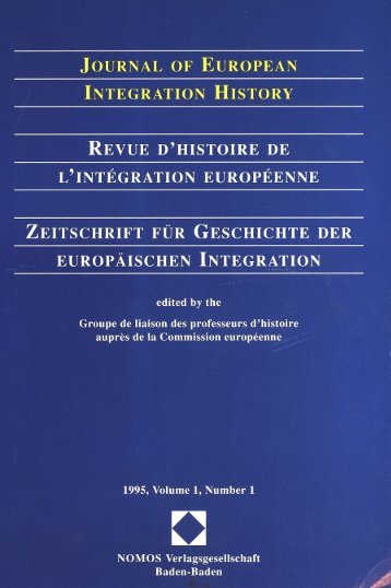 number 1 - Centre d'études et de recherches européennes Robert ...