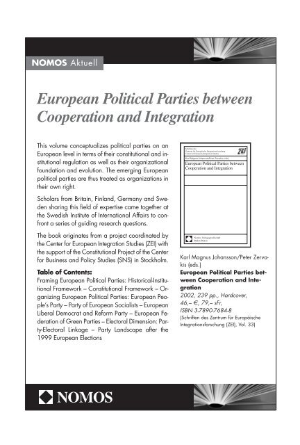 journal of european integration history revue d'histoire de l ...