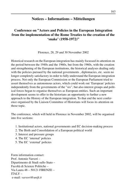 journal of european integration history revue d'histoire de l ...