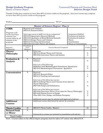 Coursework masters phd