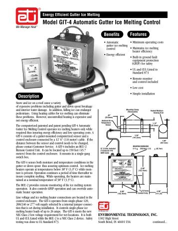 GIT-4_GIT-4 Datasheet - California Detection Systems