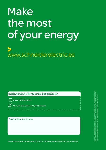 CatÃ¡logo de formaciÃ³n 2012 - Schneider Electric