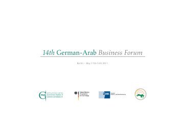 14th German-Arab Business Forum - Ghorfa