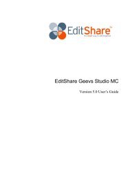 Geevs StudioMC 5.0 - EditShare