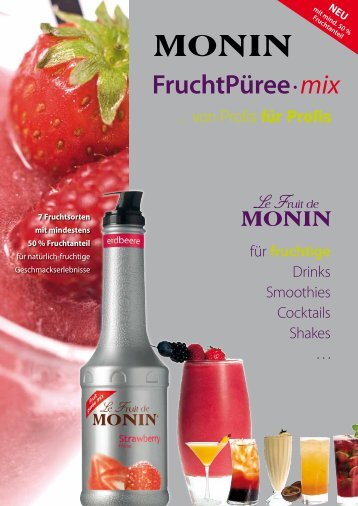 Monin FruchtPÃ¼ree-mix - Bernard-Massard