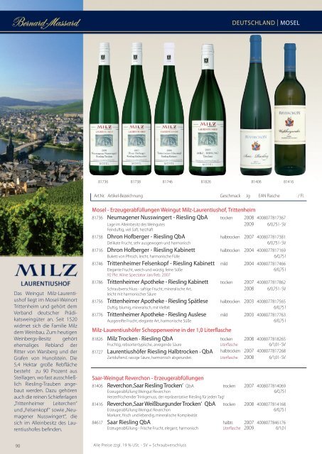 DEUTSCHLAND | MOSEL - Bernard-Massard