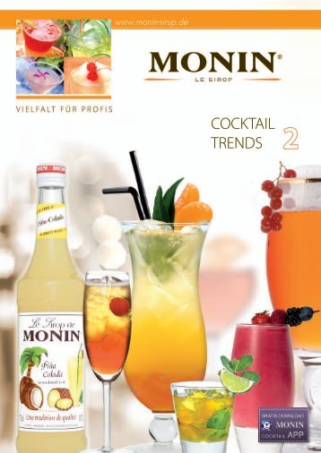 COCKTAIL TRENDS - MONIN Sirup