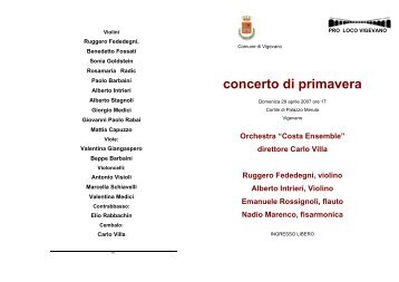 Programma in PDF - Concertodautunno