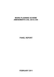moira planning scheme amendments c56, c63 & c64 panel report ...