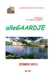 AlleGaardje Zomer 2013 - Wijkraad Zuidoost