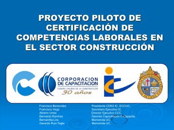 proyecto piloto de certificación de competencias ... - Biblioteca