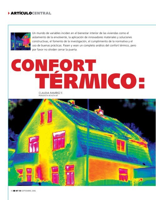 confort - Biblioteca - Cámara Chilena de la Construcción