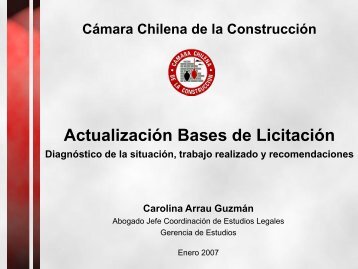 Actualización Bases de Licitación - Biblioteca - Cámara Chilena de ...