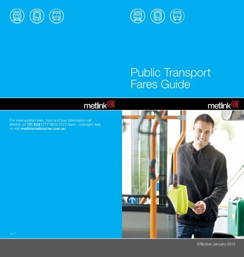 Public Transport Fares Guide 2012 - Metlink