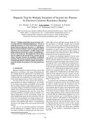 Magnetic Trap for Multiple Ionization of Vacuum Arc Plasmas by ...