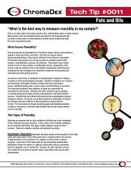 Tech Tip 0011: Understanding Fat and Oil Rancidity